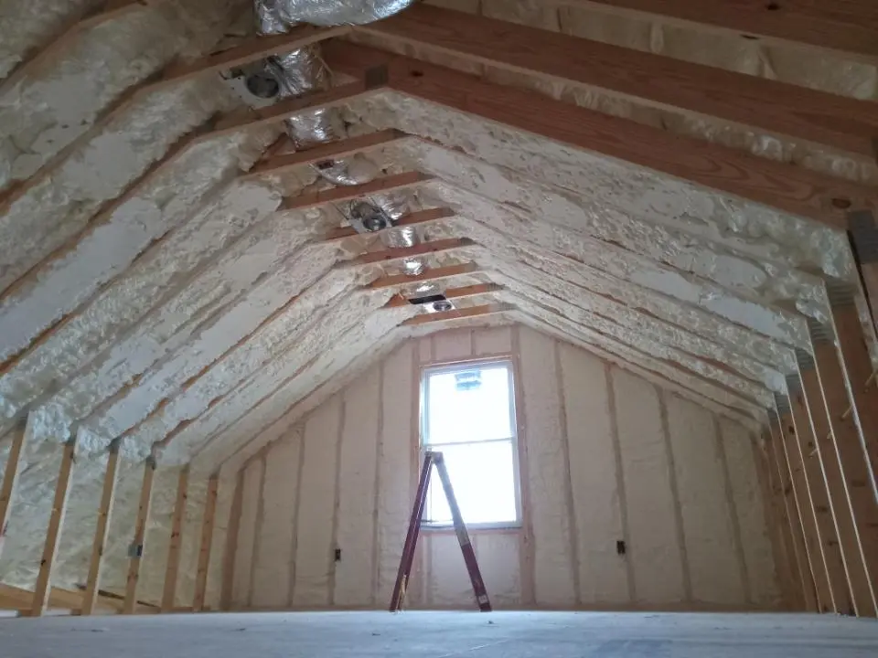 Spray foam roofing application for Crawl Space Insulation project in Nevada